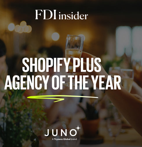 Juno Ecommerce Wins Shopify  Agency of the Year