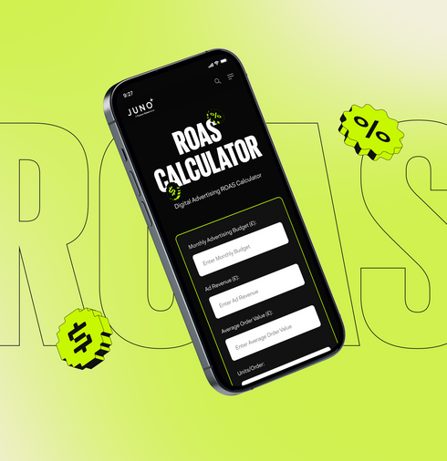 Image illustrating Juno Ecommerce's ROAS Calculator
