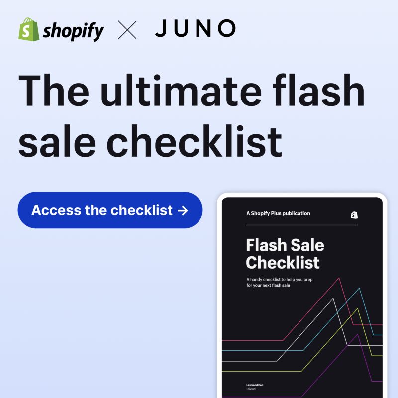 Shopify Plus Flash Sale Checklist